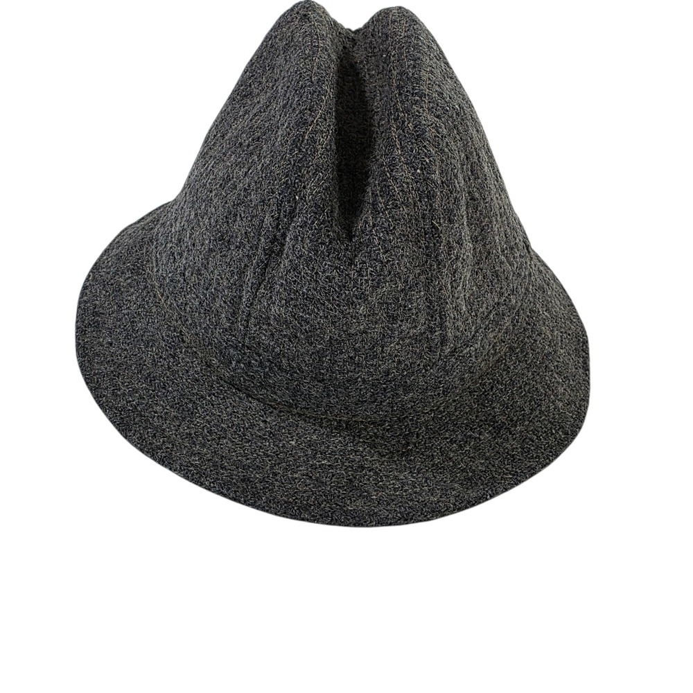 Vintage Stetson Wool Felt Cloche Fedora Hat‎ Mens Grey Size 7 1/8 Classic Style